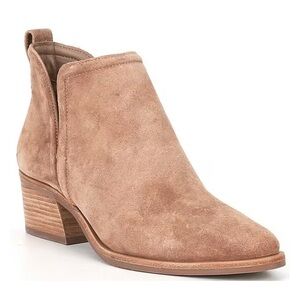 NWOT Gianni Bini Caffery Suede Block Heel Ankle Bootie Size 7.5